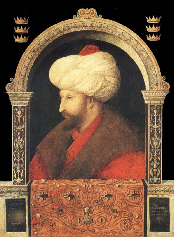 Gentile Bellini Mehmed II oil painting image